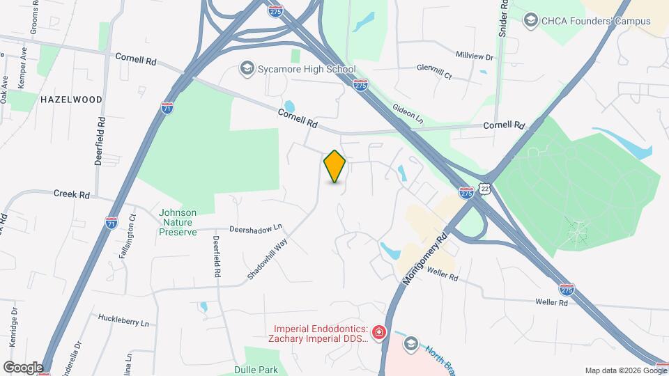 10853 Lake Thames Dr Map and Location Details