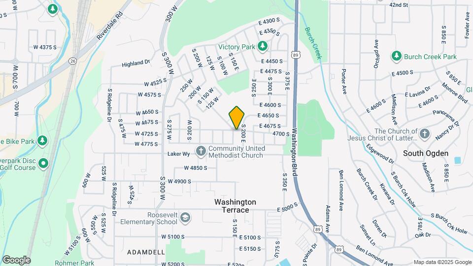 167 E 4700 S Mapa y Detalles de la Ubicación