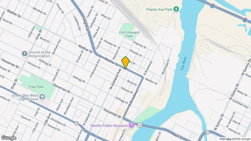 623 N Maple Ave, Unit Upper Mapa y Detalles de la Ubicación