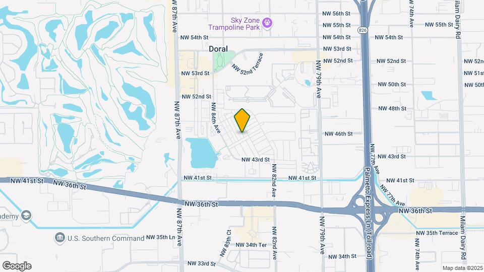 4645 NW 83rd Pkwy Map and Location Details