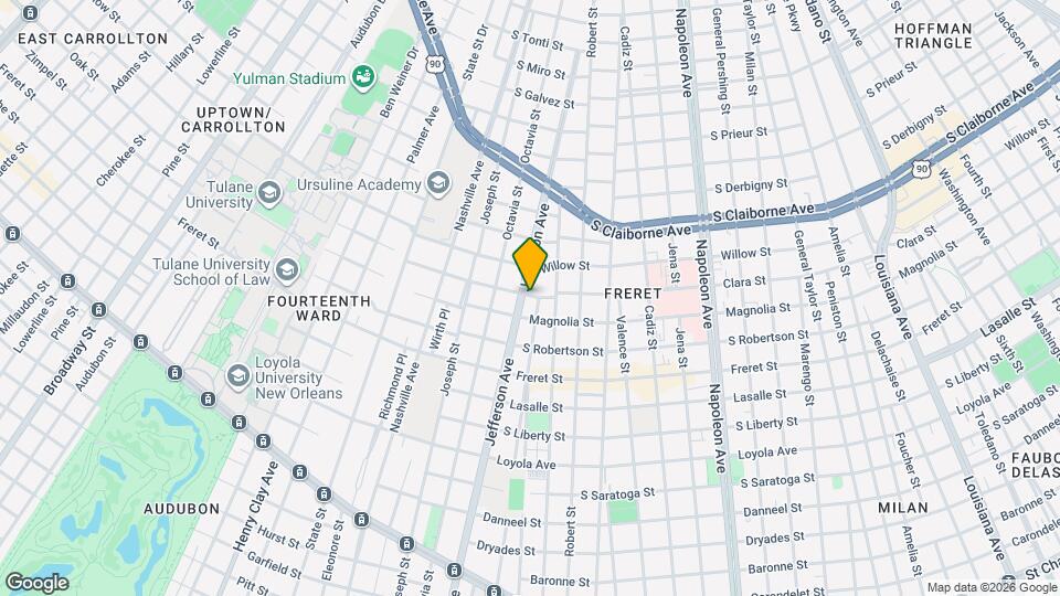 2533 Jefferson Ave Map and Location Details