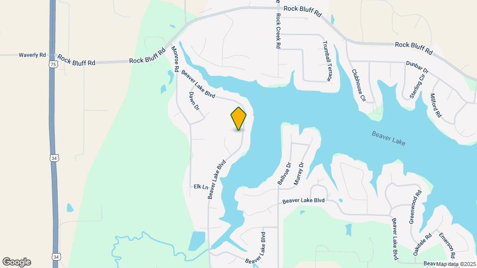 923 Beaver Lake Blvd Map and Location Details