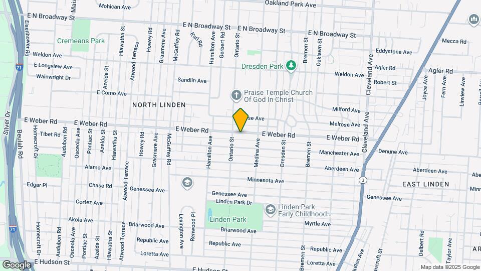 1357 E Weber Rd Map and Location Details