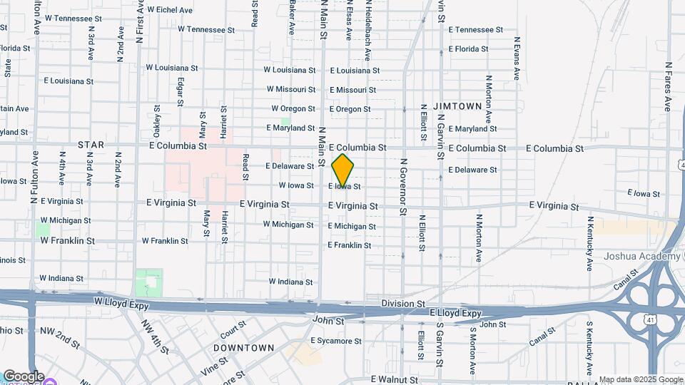 514 N Elsas Ave Map and Location Details