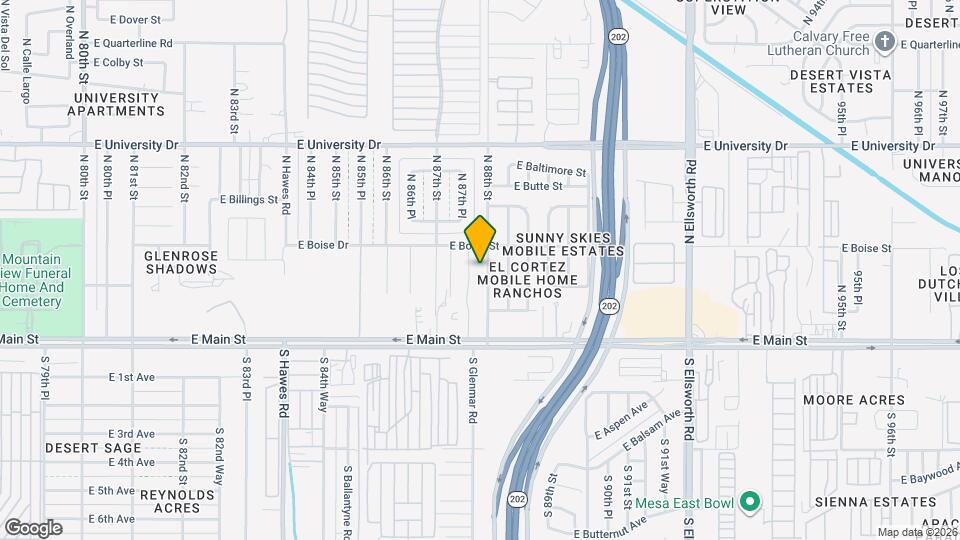 136 N 88th St Map and Location Details