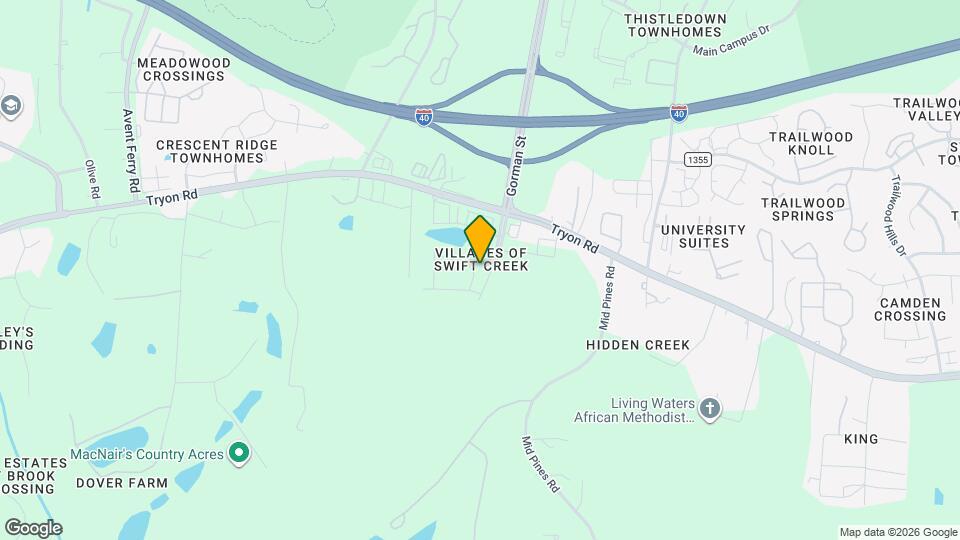 3818 Cumberland Pond Road Map and Location Details