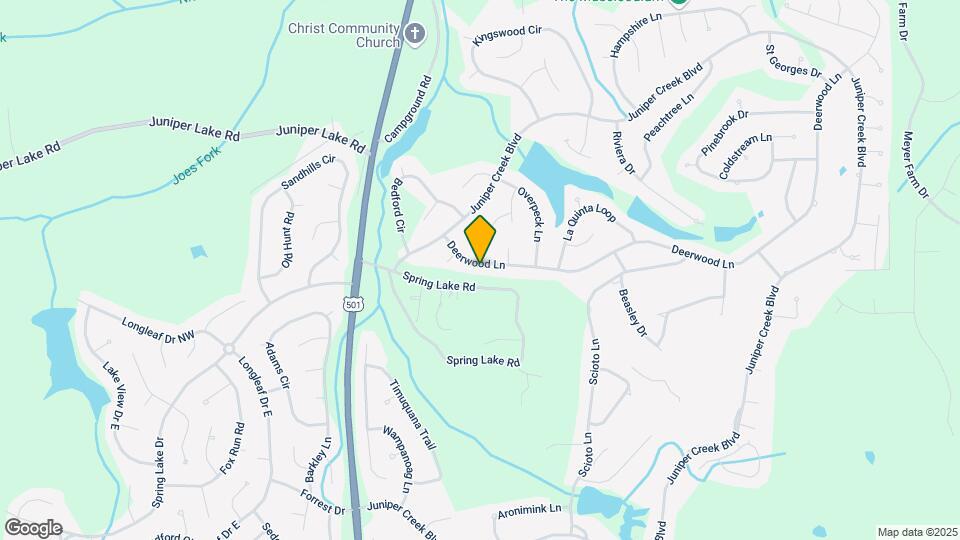 12 Deerwood Ln Map and Location Details