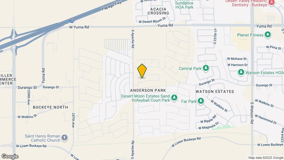 24240 W Hess Ave Mapa y Detalles de la Ubicación