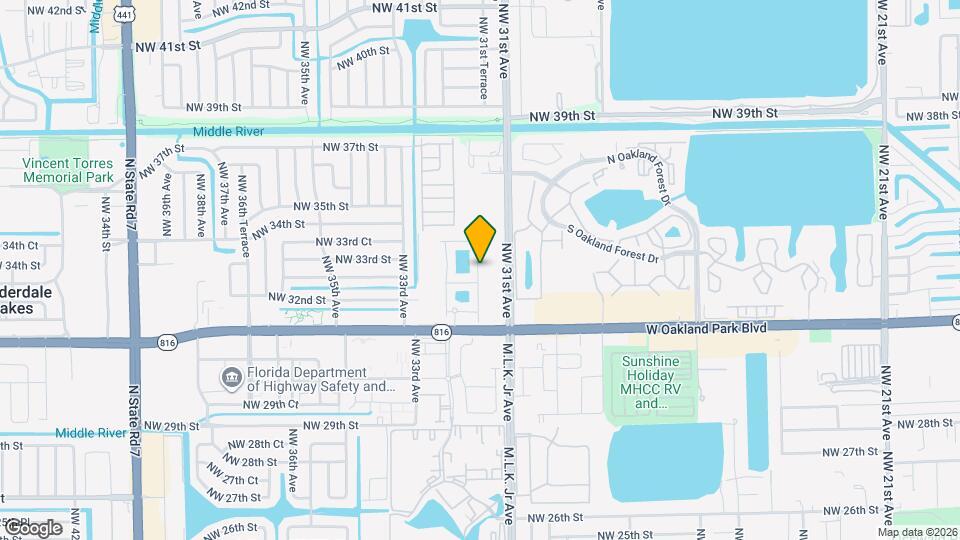 3242 NW 31st Terrace Map and Location Details