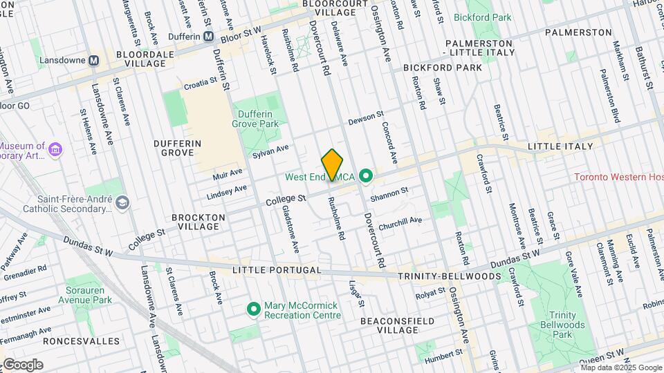 976 College St Map and Location Details