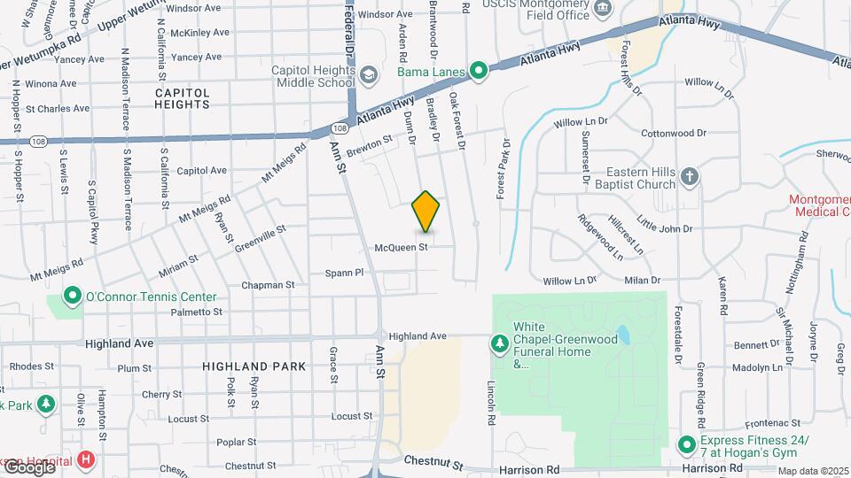 3009 McQueen St Map and Location Details