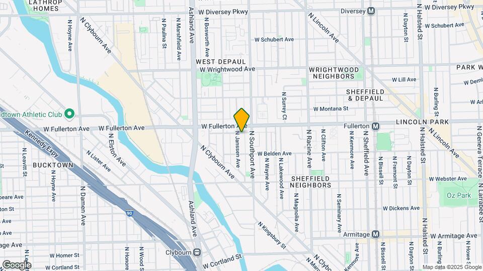 2341 N Janssen Ave Map and Location Details