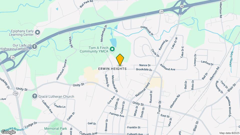 605 Brookdale Dr Map and Location Details