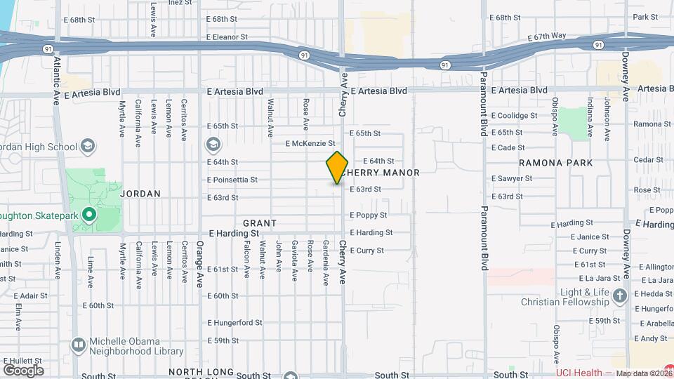 6315 Cherry Ave Map and Location Details