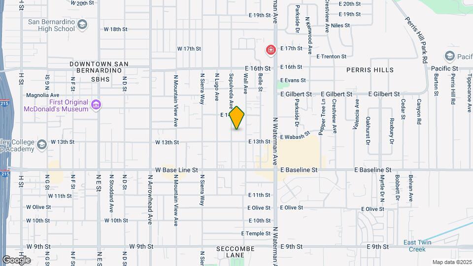 1325-1331 Sepulveda Ave Mapa y Detalles de la Ubicación