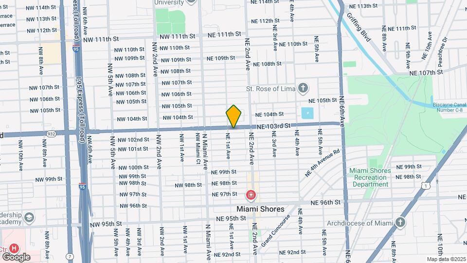 114 NE 103rd St Map and Location Details