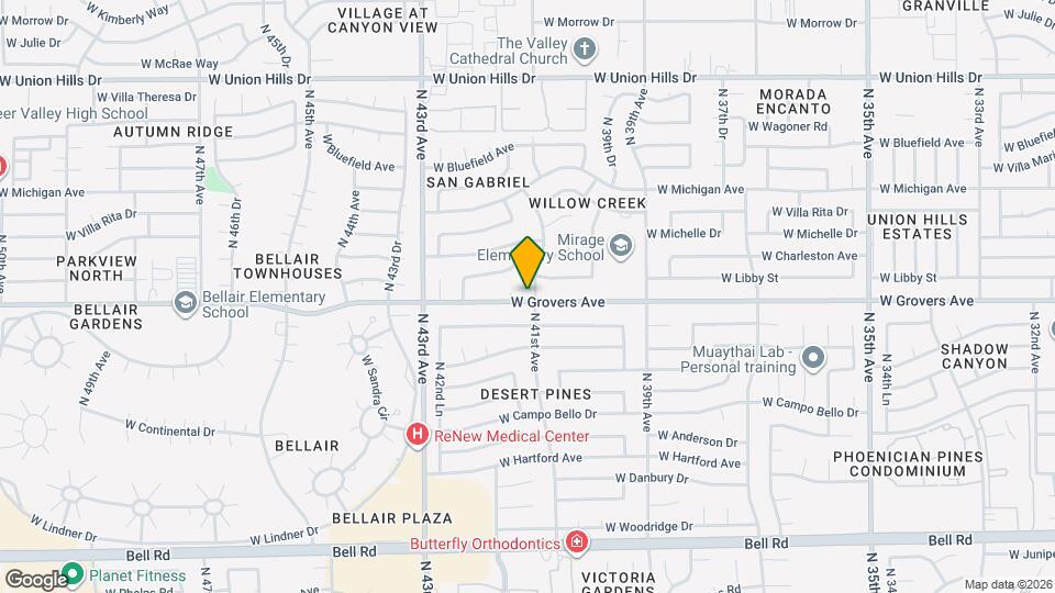 17802 N 41st Ave Map and Location Details