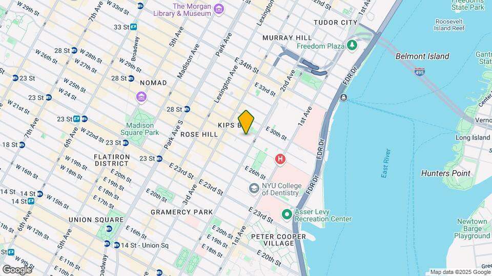 237 E 28th St Mapa y Detalles de la Ubicación