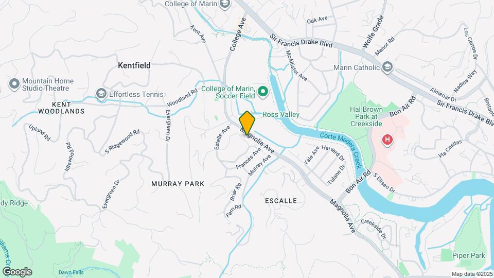 1131 Magnolia Ave Map and Location Details