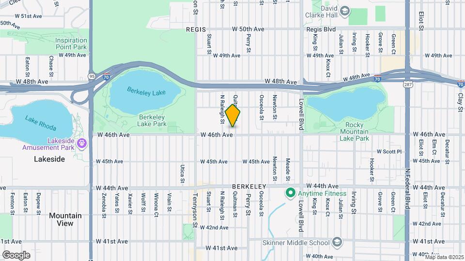 4605 Quitman St Map and Location Details