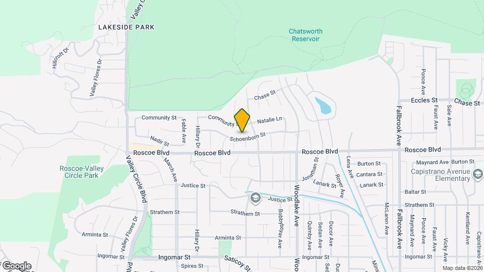 23401 Schoenborn St Mapa y Detalles de la Ubicación