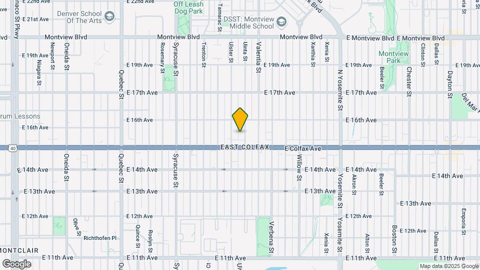 1523-1547 Uinta St Map and Location Details