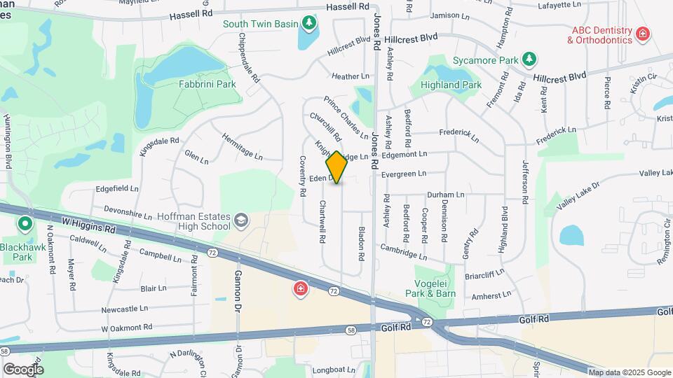 1516 Churchill Rd Mapa y Detalles de la Ubicación