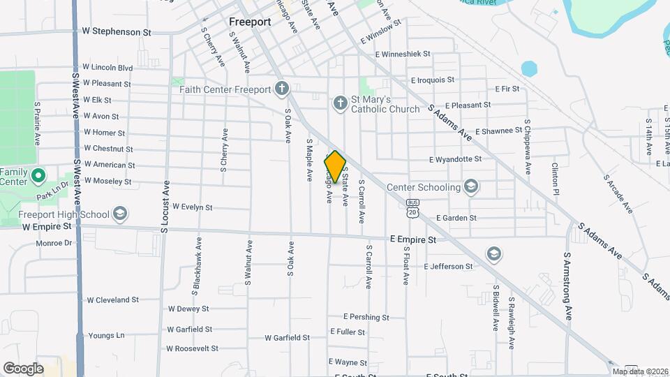 1113 S Chicago Ave Map and Location Details