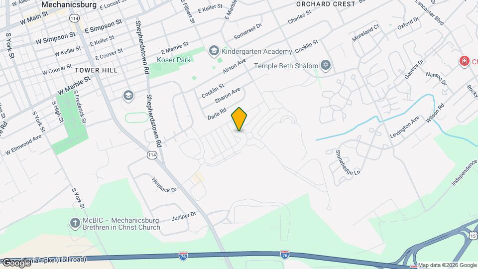 122 Stickley Dr Map and Location Details