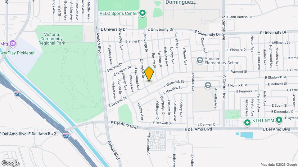 873 E Turmont St Map and Location Details