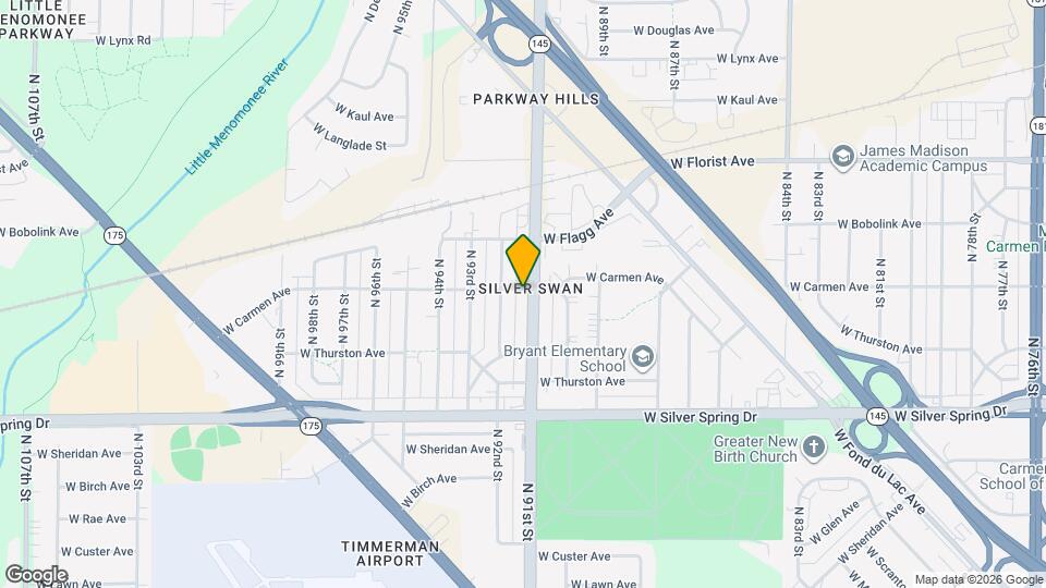 5777 N 91st St Map and Location Details