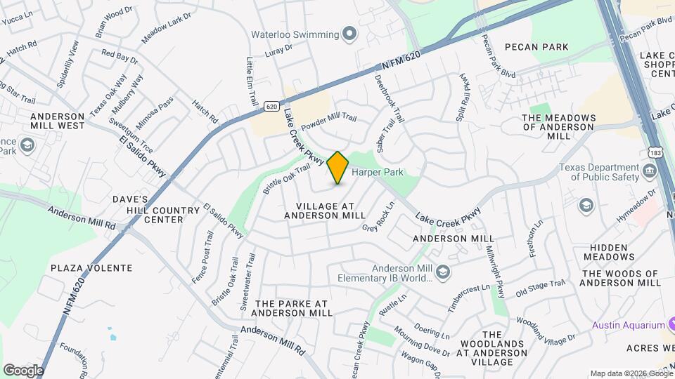 11215 Slippery Elm Trail Map and Location Details