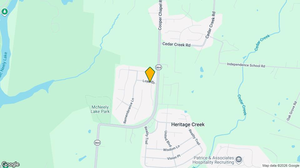Villages at Heritage Creek by Fischer Homes Map and Location Details