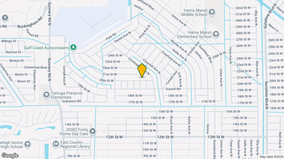 3808 20th St W Mapa y Detalles de la Ubicación