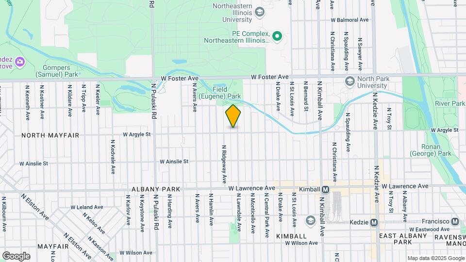 5000 N Lawndale Ave Map and Location Details
