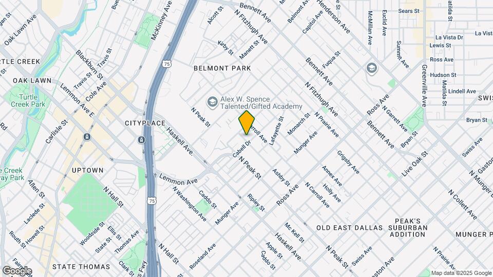 4401 Cabell Dr Map and Location Details
