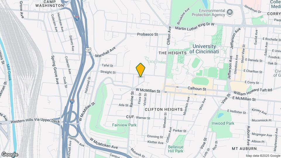 2544 Vestry Ave Map and Location Details