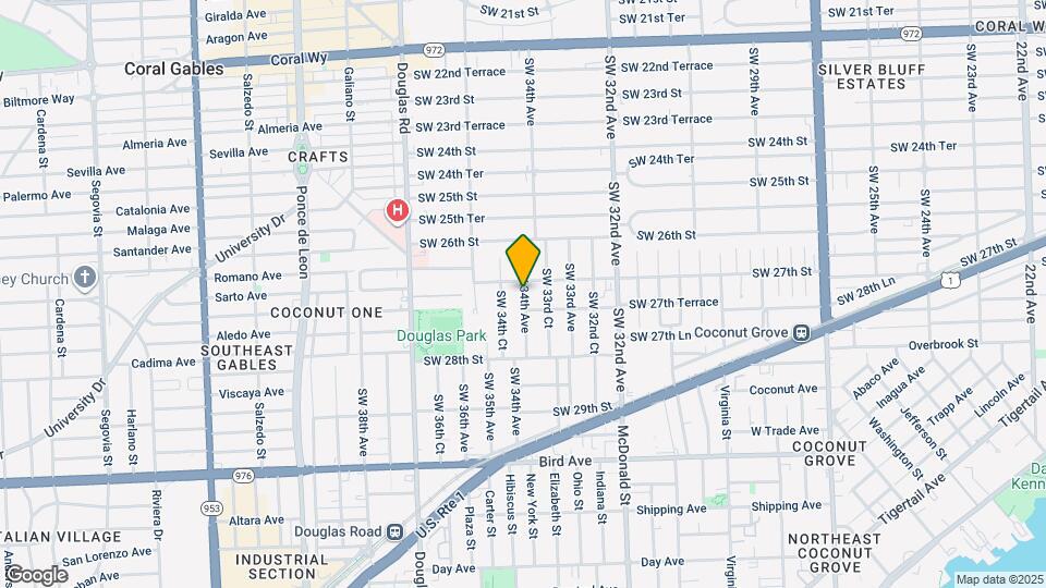 2712 SW 34th Ave Map and Location Details