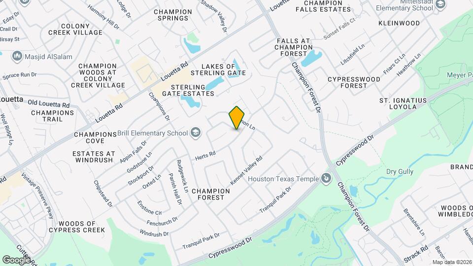 8906 Herts Rd Map and Location Details