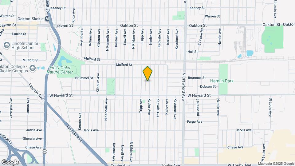 7638 Keeler Ave Map and Location Details