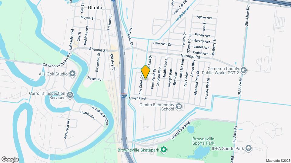 6675 Pino Azul Dr Map and Location Details