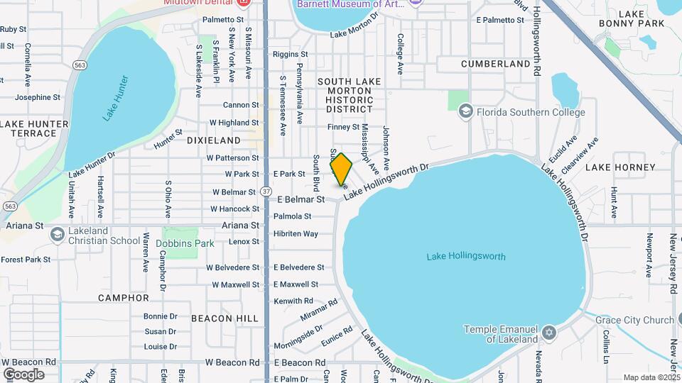1 Lake Hollingsworth Dr Map and Location Details