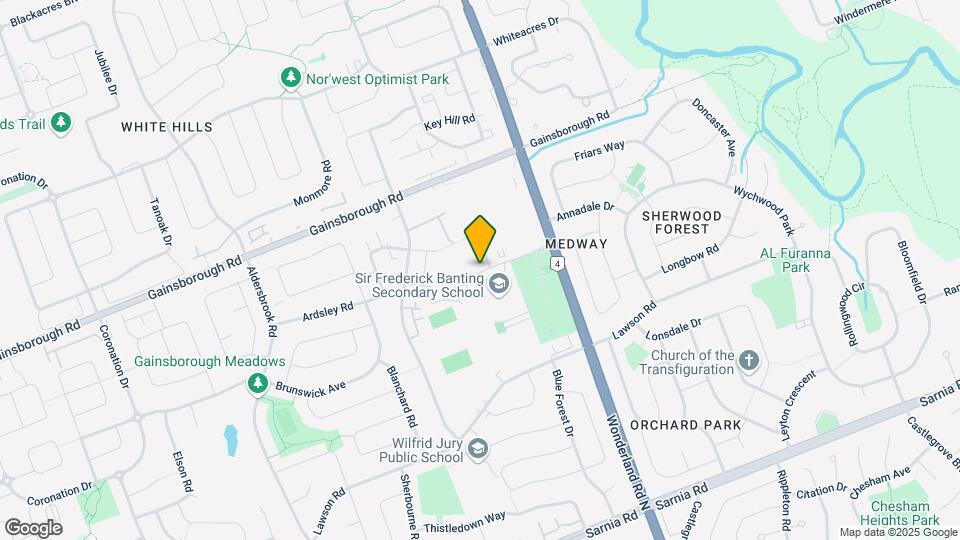 170 Sherwood Forest Sq Map and Location Details