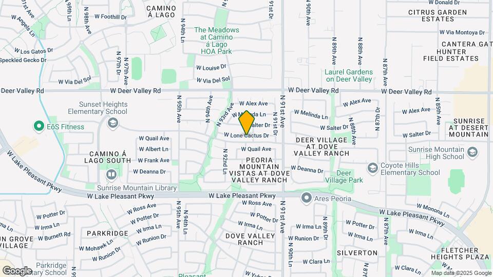 9205 W Lone Cactus Dr Map and Location Details