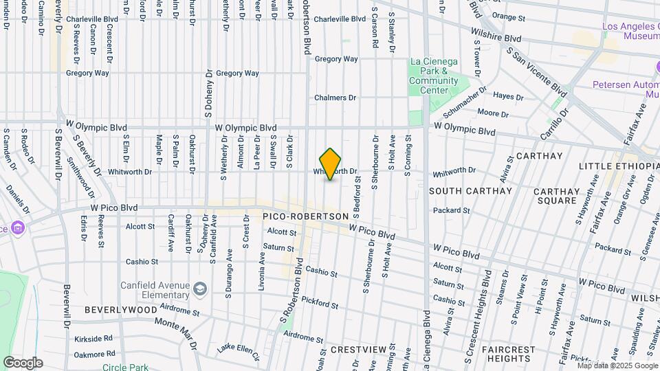 1122 S Wooster St Map and Location Details