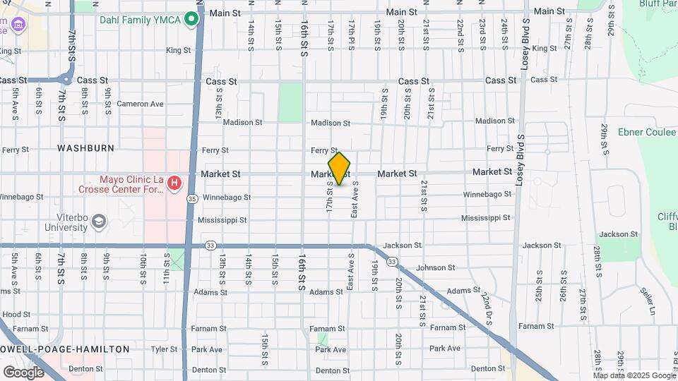 1715 Winnebago St Map and Location Details