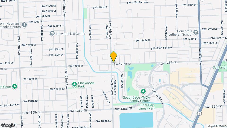 9631 SW 128th St Map and Location Details