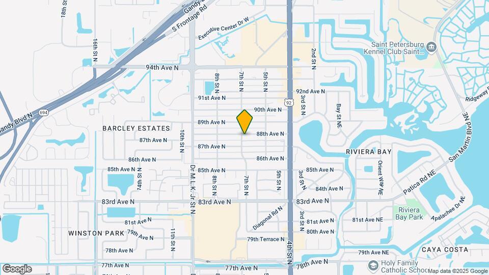 646 88th Ave N Map and Location Details
