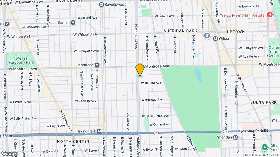 4317 N Ashland Ave, Unit 1 Map and Location Details