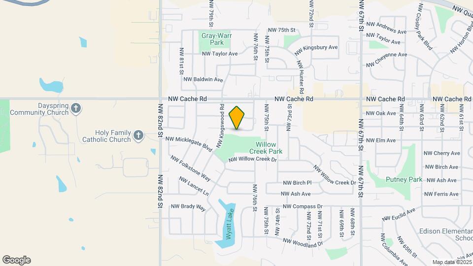 7522 NW Stonegate Dr Map and Location Details